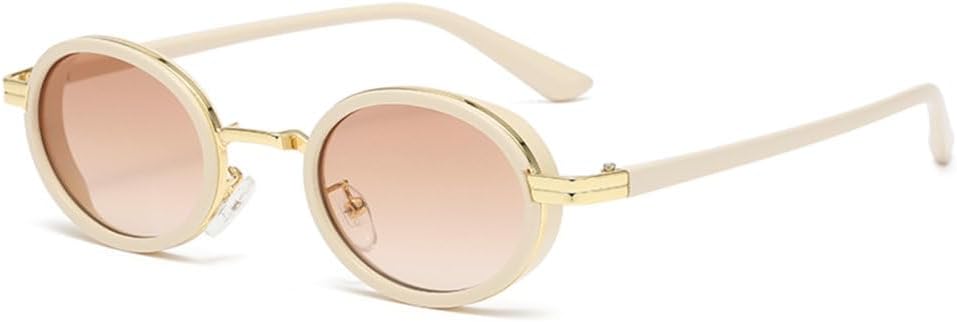 

Женские солнцезащитные очки в маленькой металлической оправе овальной формы, модные солнцезащитные очки UV400, мужские винтажные солнцезащитные очки UV400 generic, C1-27631