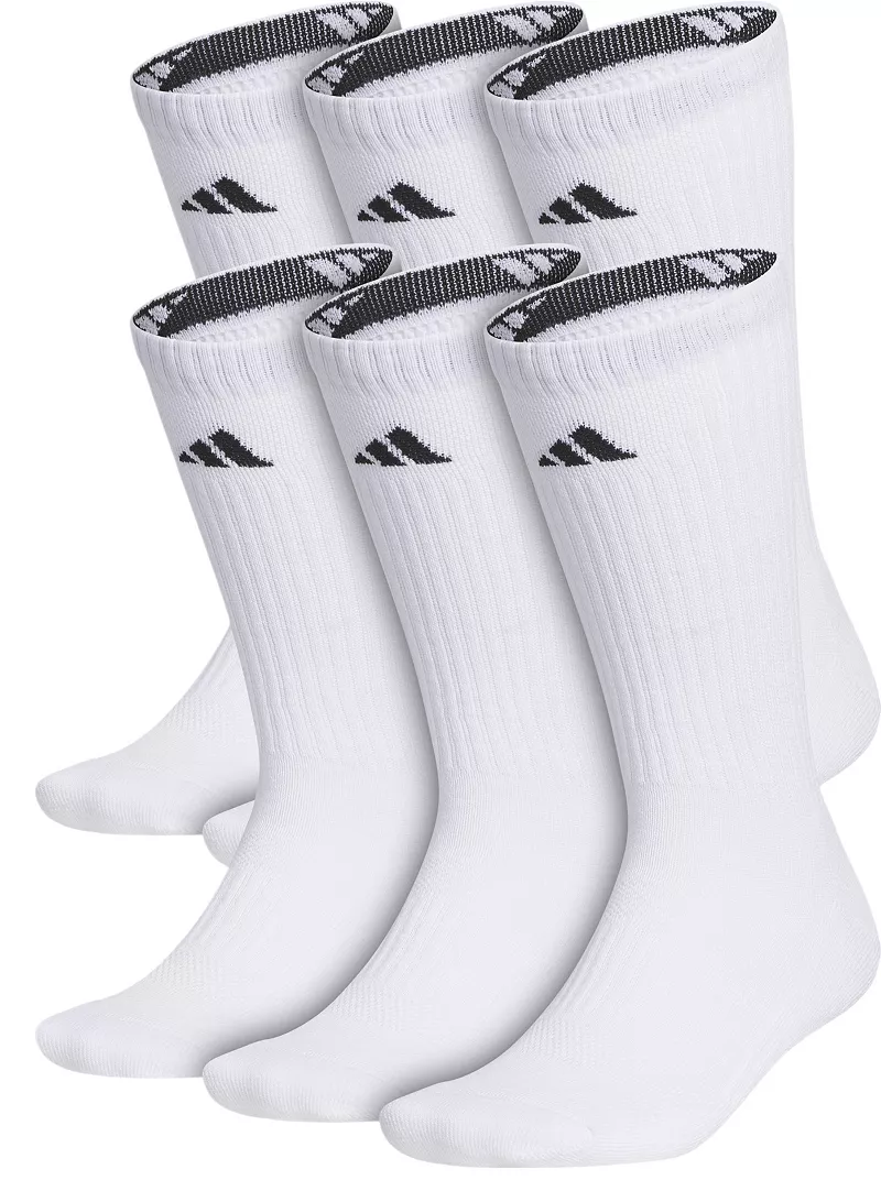 

Комплект из 6 носков унисекс Performance Adidas, белый/черный