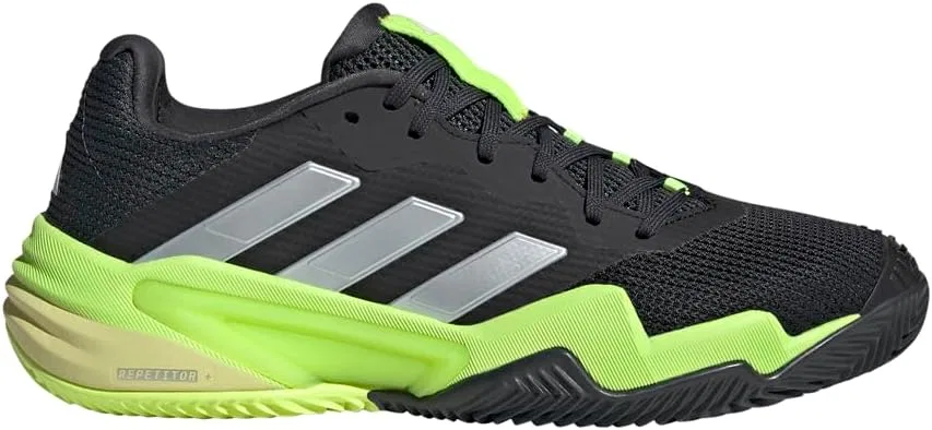 Кроссовки теннисные adidas Barricade 13, Black/Zero Metallic/Lucid Lemon