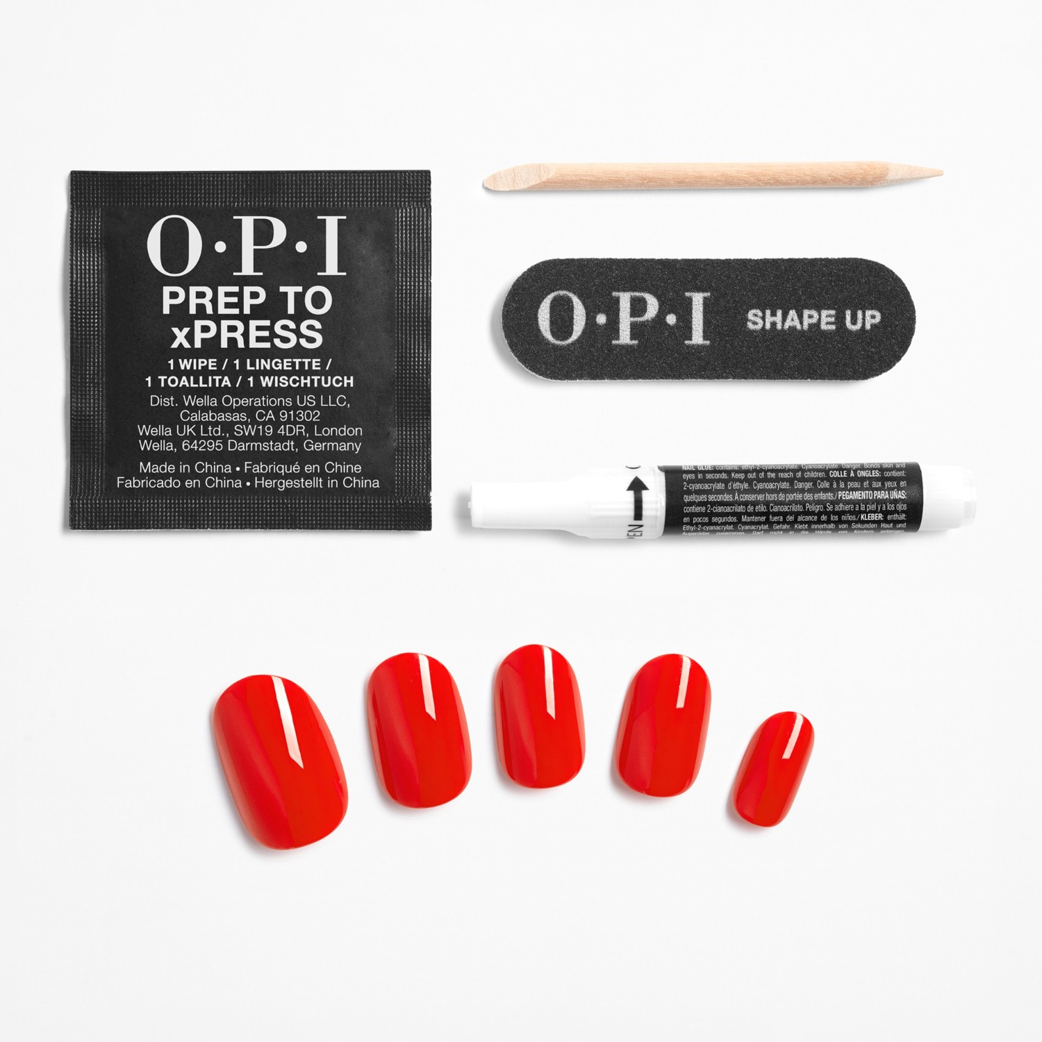Искусственные ногти xpress/on press-on nägel Opi, cajun shrimp, количество 1 шт. — фото 3