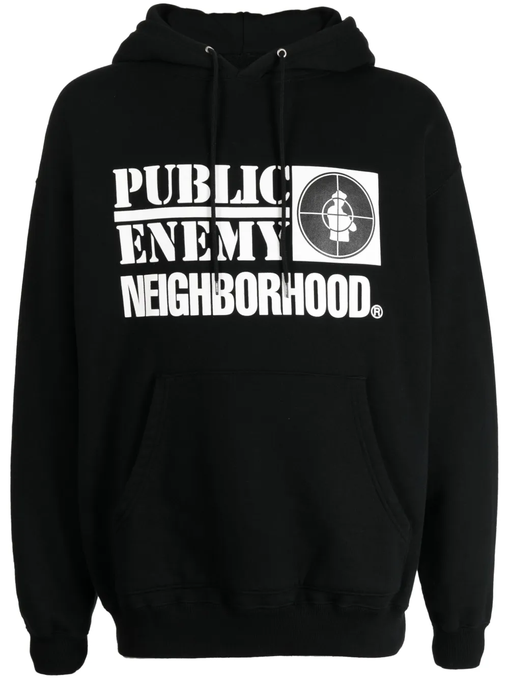 

Худи с логотипом из коллаборации с Public Enemy Neighborhood, черный