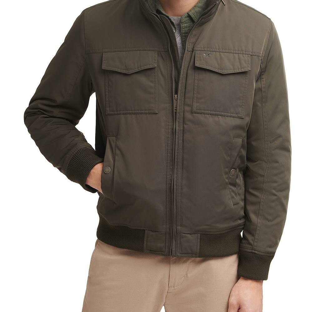 

Мужская куртка-бомбер Dockers с 2 карманами, цвет Army Green