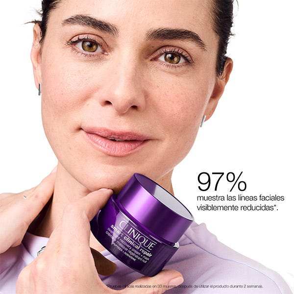 Сыворотка Clinique — Ночной против старения Smart Clinical Repair Overnight Recovery Cream + Mask, 50 мл — фото 4