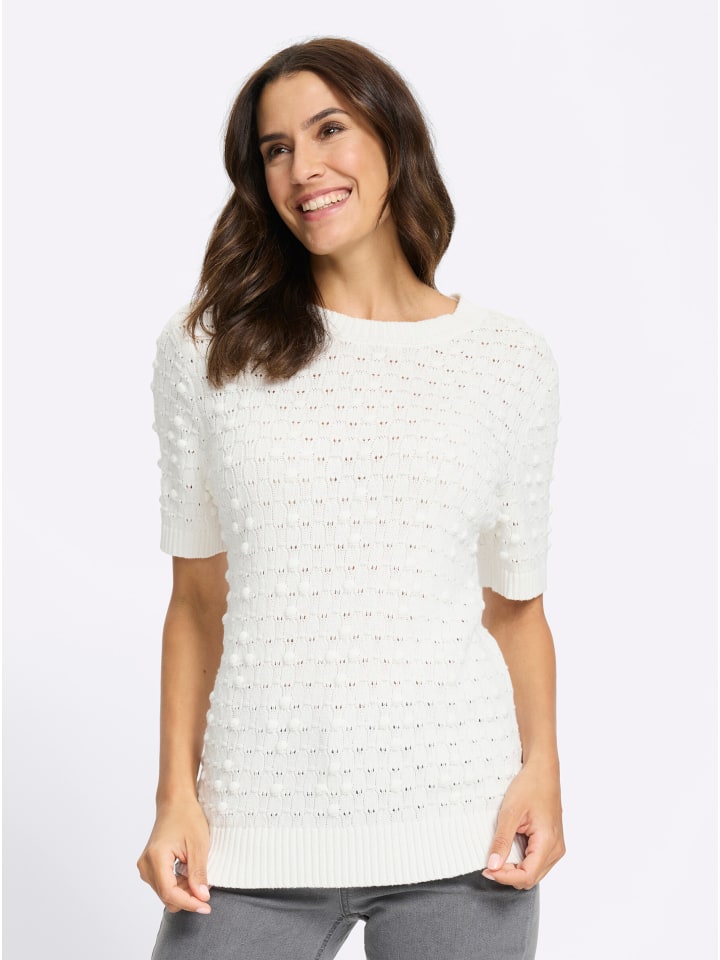 

WITT WEIDEN Свитер с короткими рукавами цвета экрю