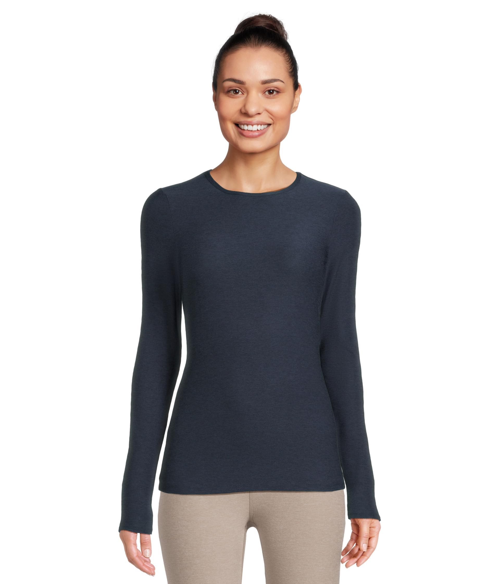 

Пуловер Beyond Yoga Featherweight Classic Crew Pullover, цвет Nocturnal Navy
