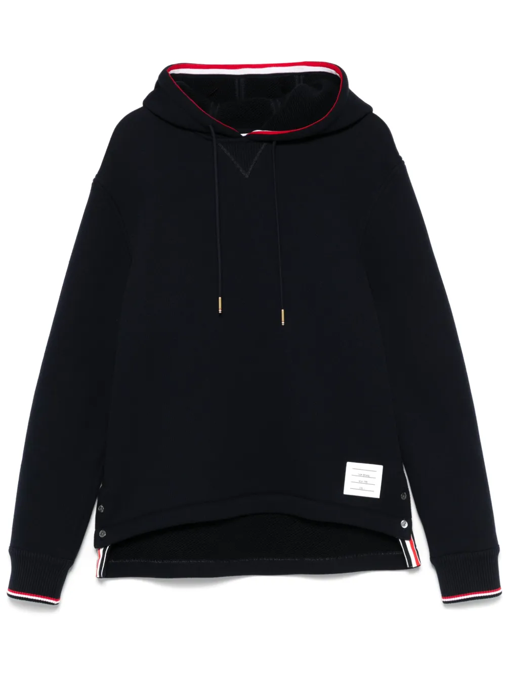 

Худи с полосками RWB THOM BROWNE, синий