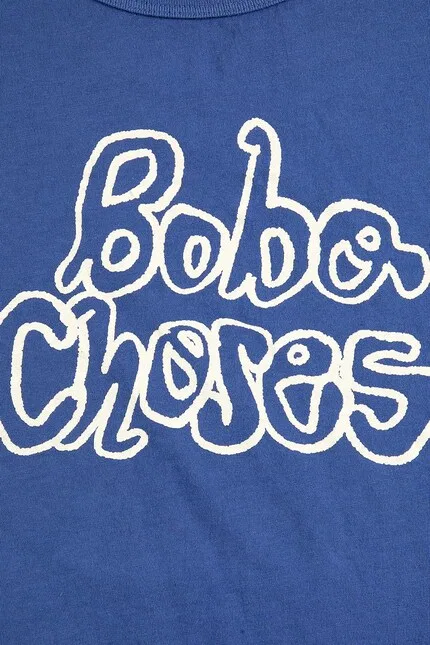 Футболка с принтом By Hand Bobo Choses, синий — фото 3