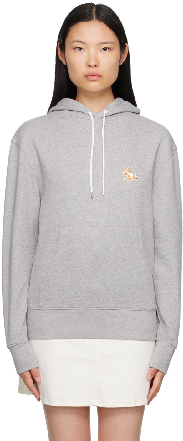 

Серый худи из лисицы Chillax Maison Kitsune