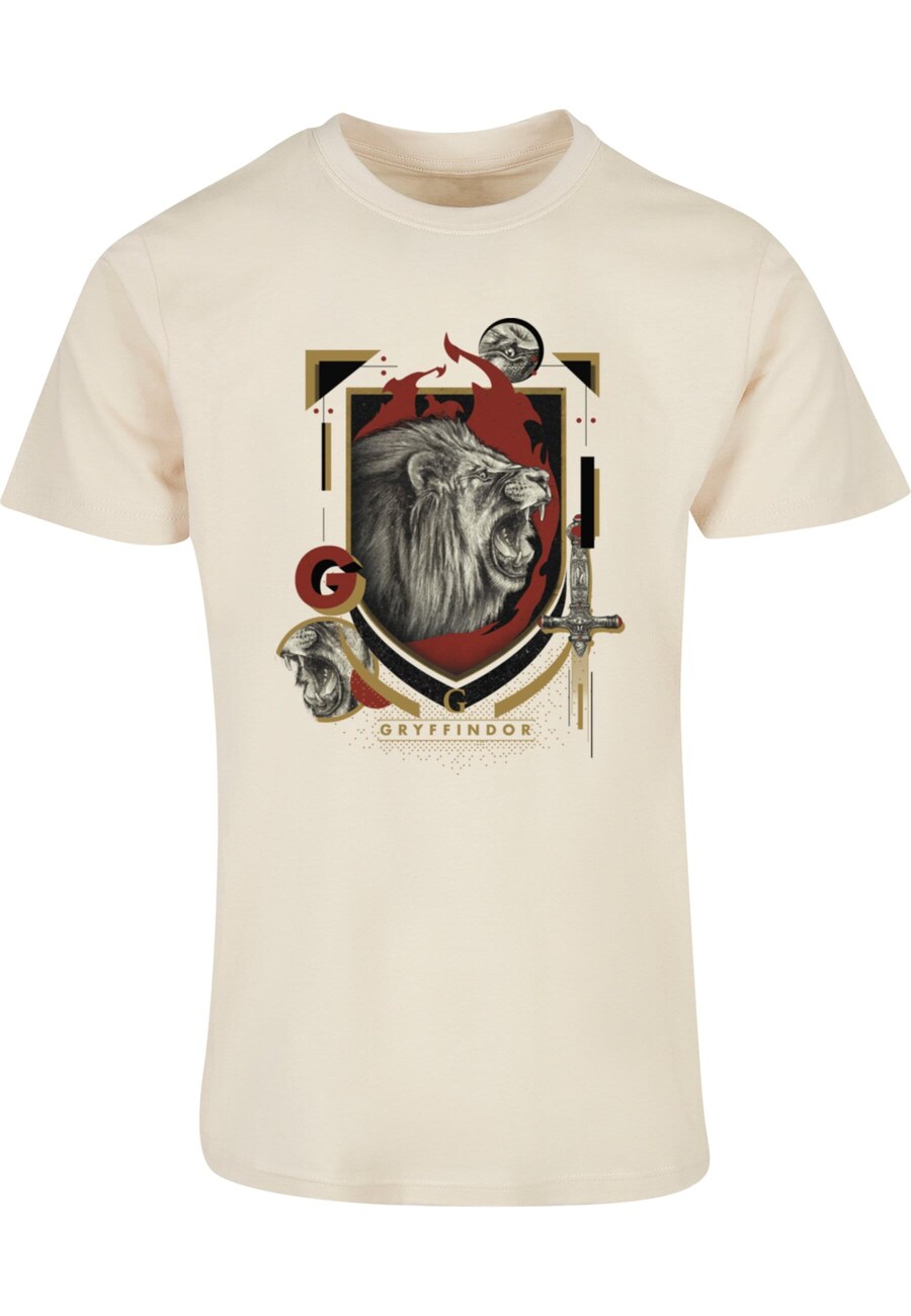 

Классическая футболка ABSOLUTE CULT Shirt Harry Potter - Gryffindor Shield, песочный