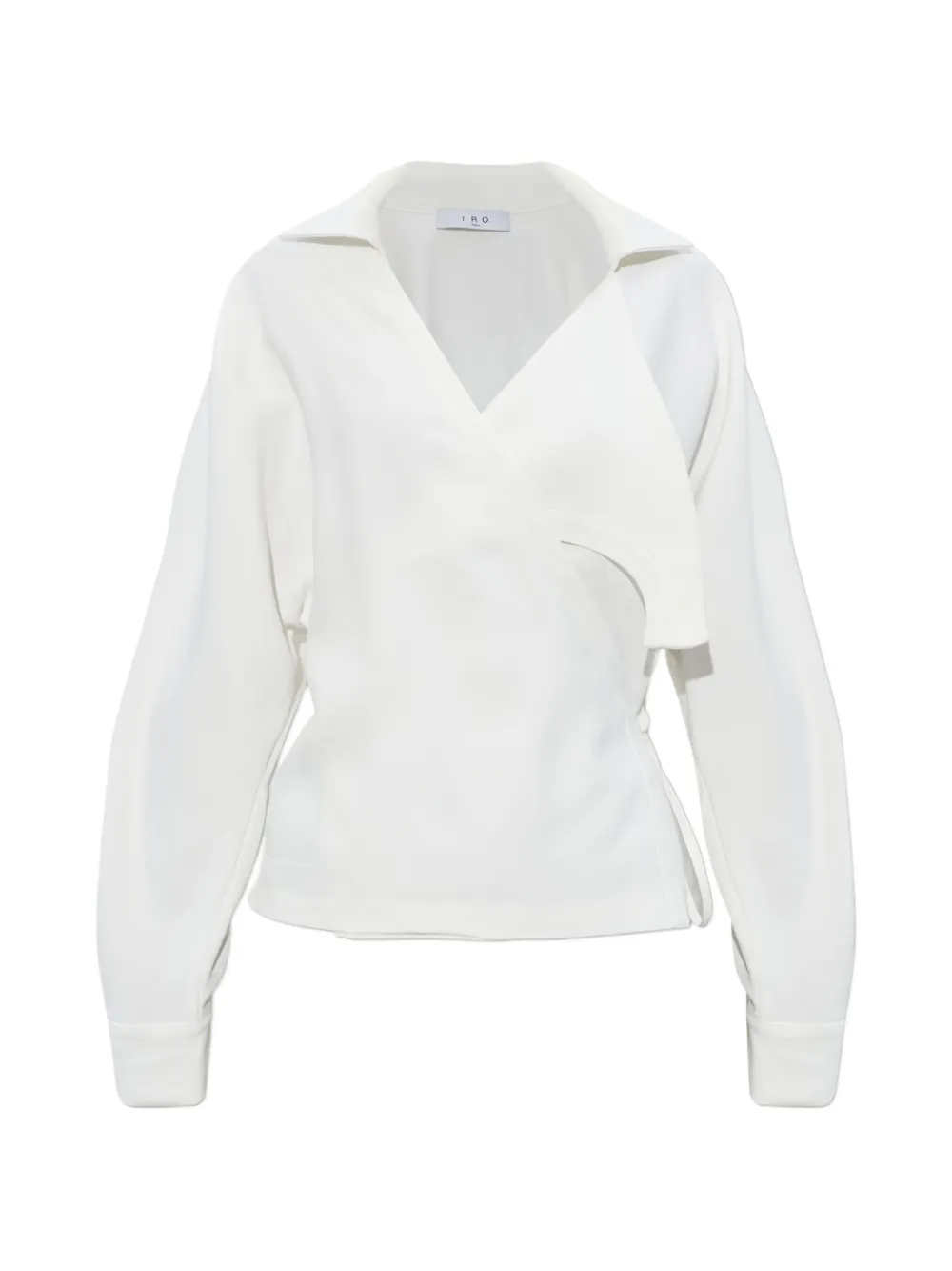 

Блуза с запахом и поясом Iro, белый