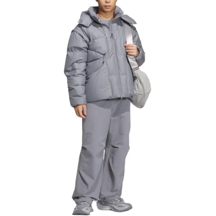 Куртка FOS FW25 FUTURE STYLE Down Adidas, светло-серый — фото 4