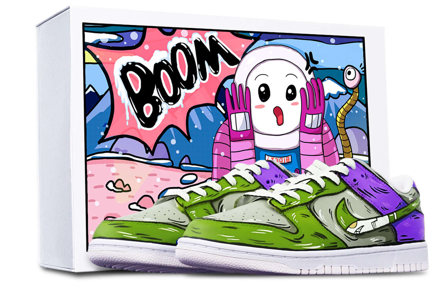 

Кроссовки Nike Dunk Skateboard Shoes Women's Low-Top White