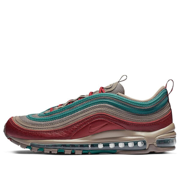 

Кроссовки air max 97 'light taupe geode teal team red' Nike, серый