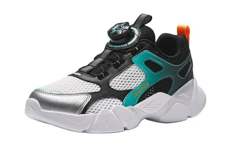 Antakids Детские повседневные кроссовки low top белый черный зеленый — фото 3