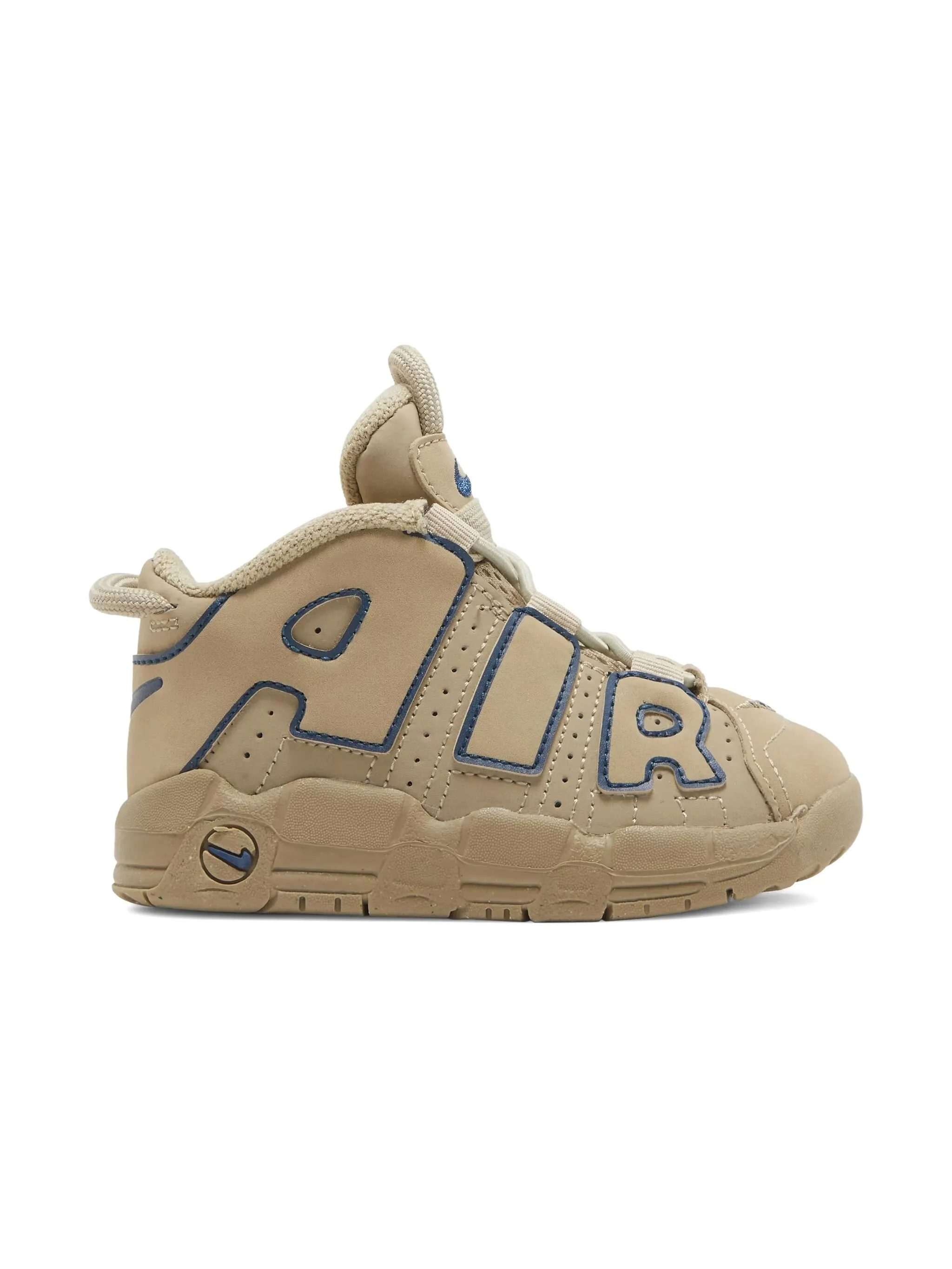Кроссовки Air More Uptempo Nike Kids, бежевый — фото 2