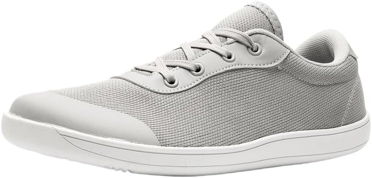 

Минималистичные кроссовки для кросс-тренинга с широким носком, спортивный дизайн, для мужчин и женщин Soft Time Toy, серый