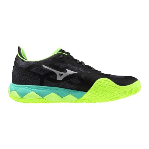 Теннисные кроссовки «Wave Enforce Tour AC» от Mizuno, Black X White X Yellow — фото 3