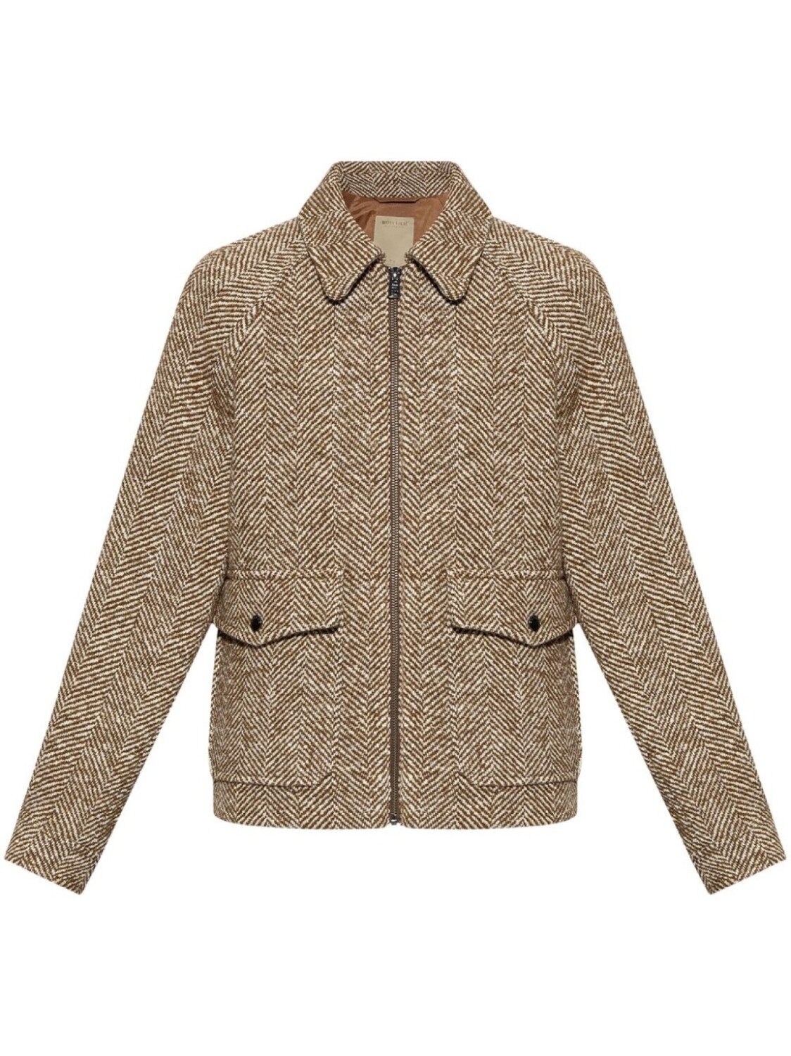 

Жакет Woolrich с узором «ёлочка», коричневый