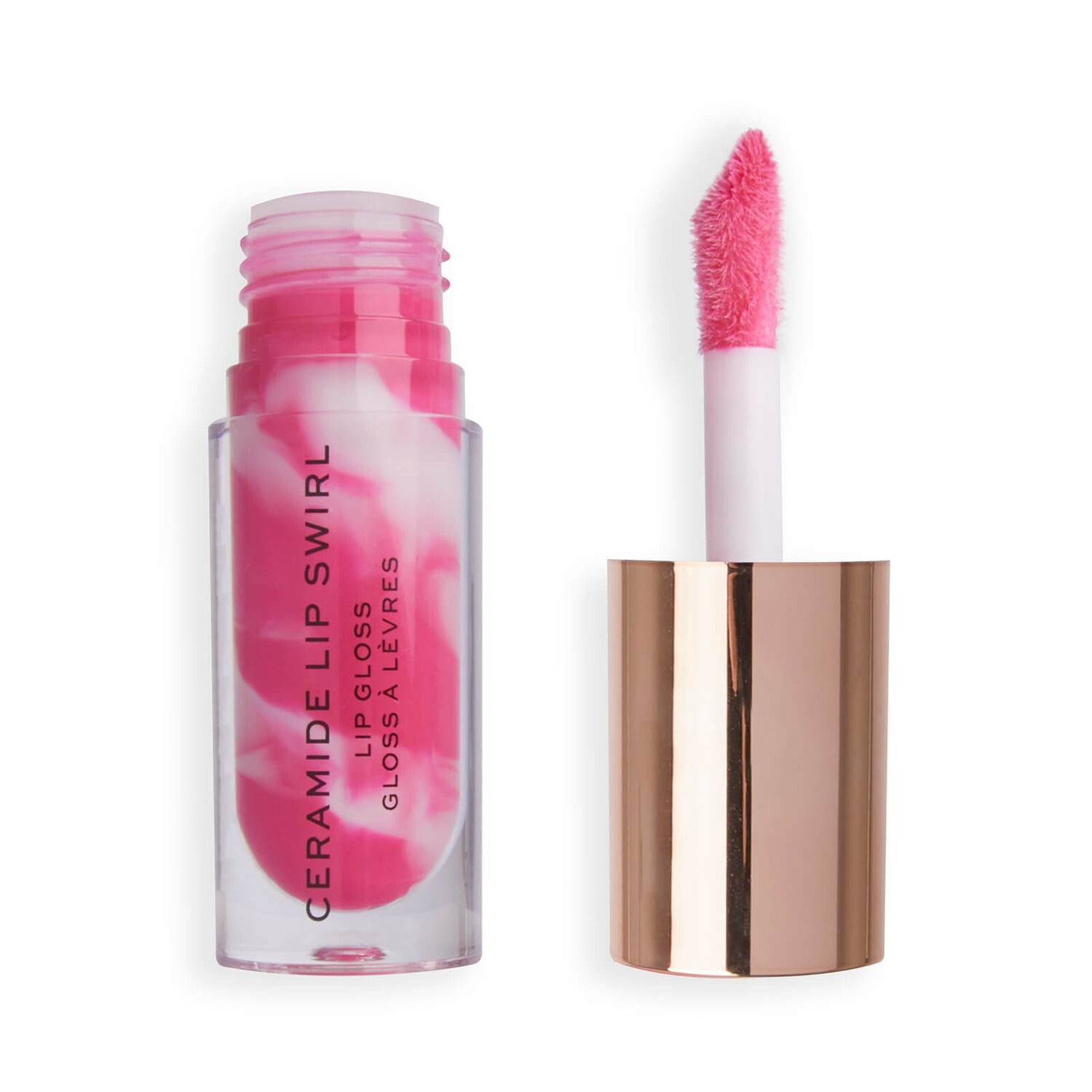 

Блеск для губ Makeup Revolution Lip Swirl Ceramide Gloss, Berry Pink