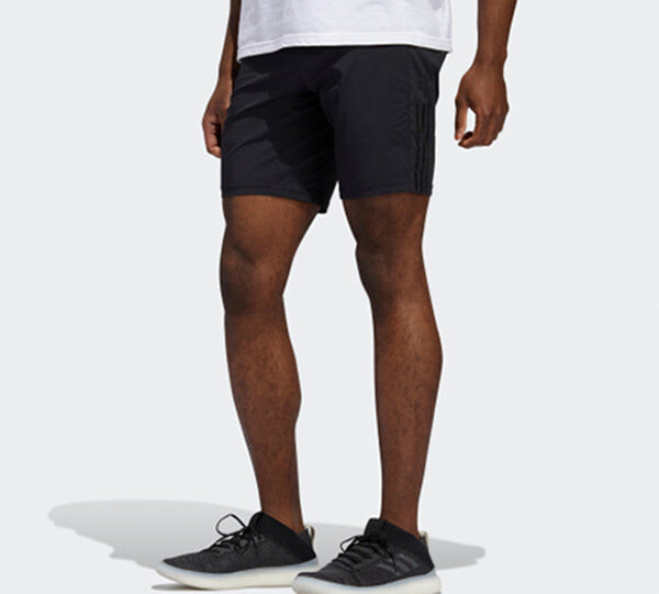 Шорты men's short 3s slim sports shorts black Adidas, черный — фото 3