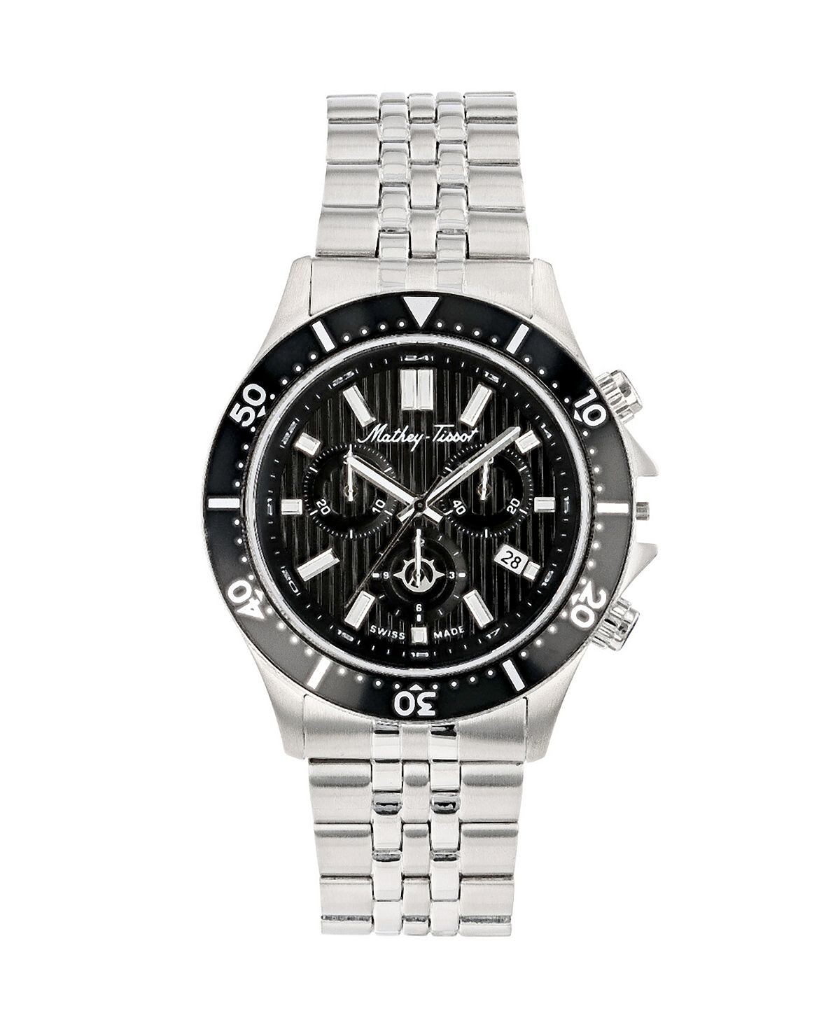 

Мужские часы Expedition Chronograph Collection с браслетом из нержавеющей стали, 43 мм Mathey-Tissot