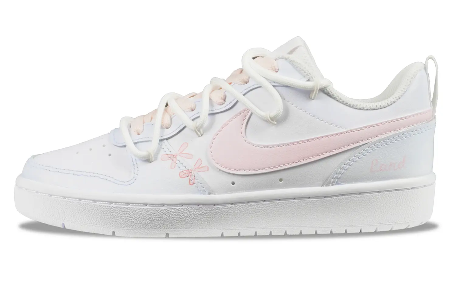 

Детские скейтерские кроссовки Court Borough для младших школьников Nike, синий/розовый