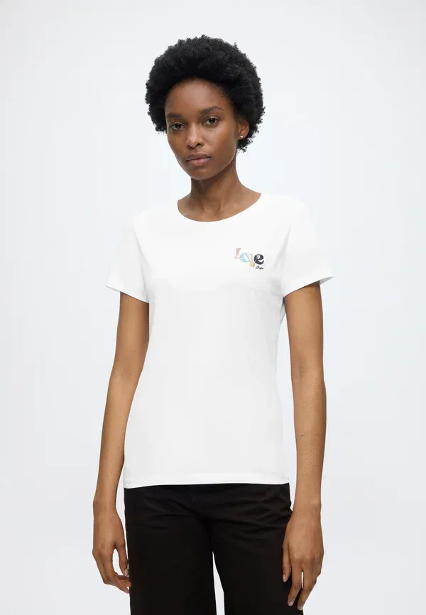 Футболка Elove basic t-shirt Boss, белый