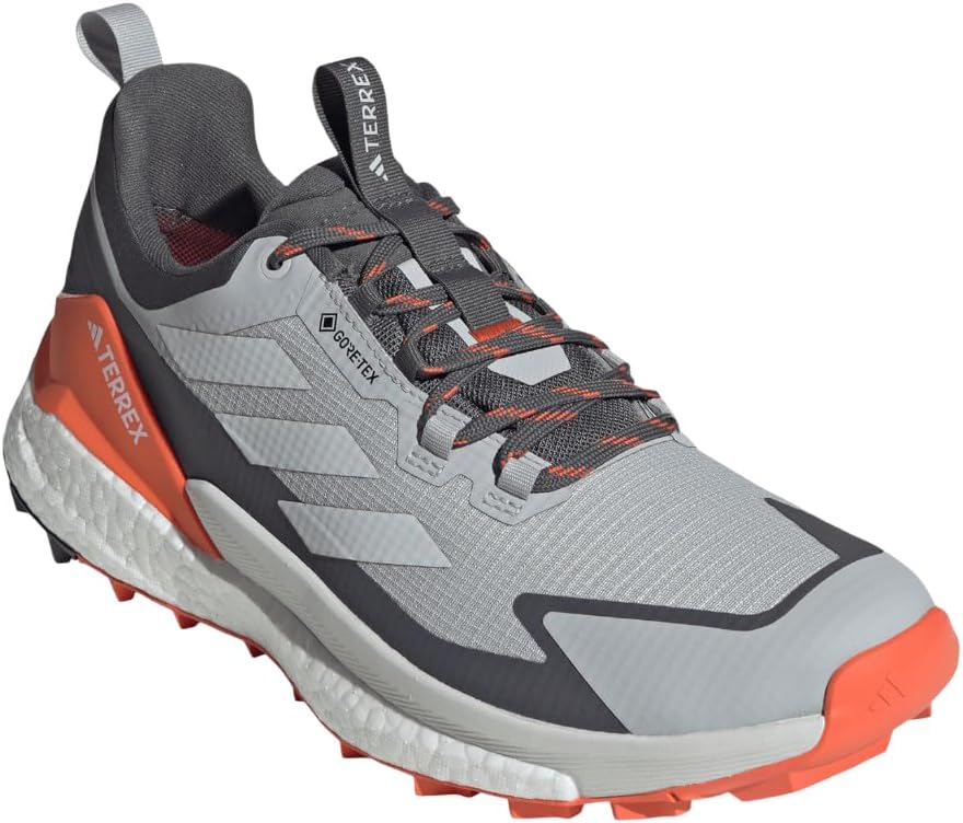 Мужские кроссовки Adidas Terrex Free Hiker 2.0 Gore-tex низкие, серый — фото 2