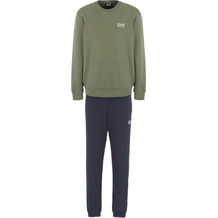 EMPORIO ARMANI EA7 SS25 Повседневная спортивная одежда для мужчин Green — фото 3