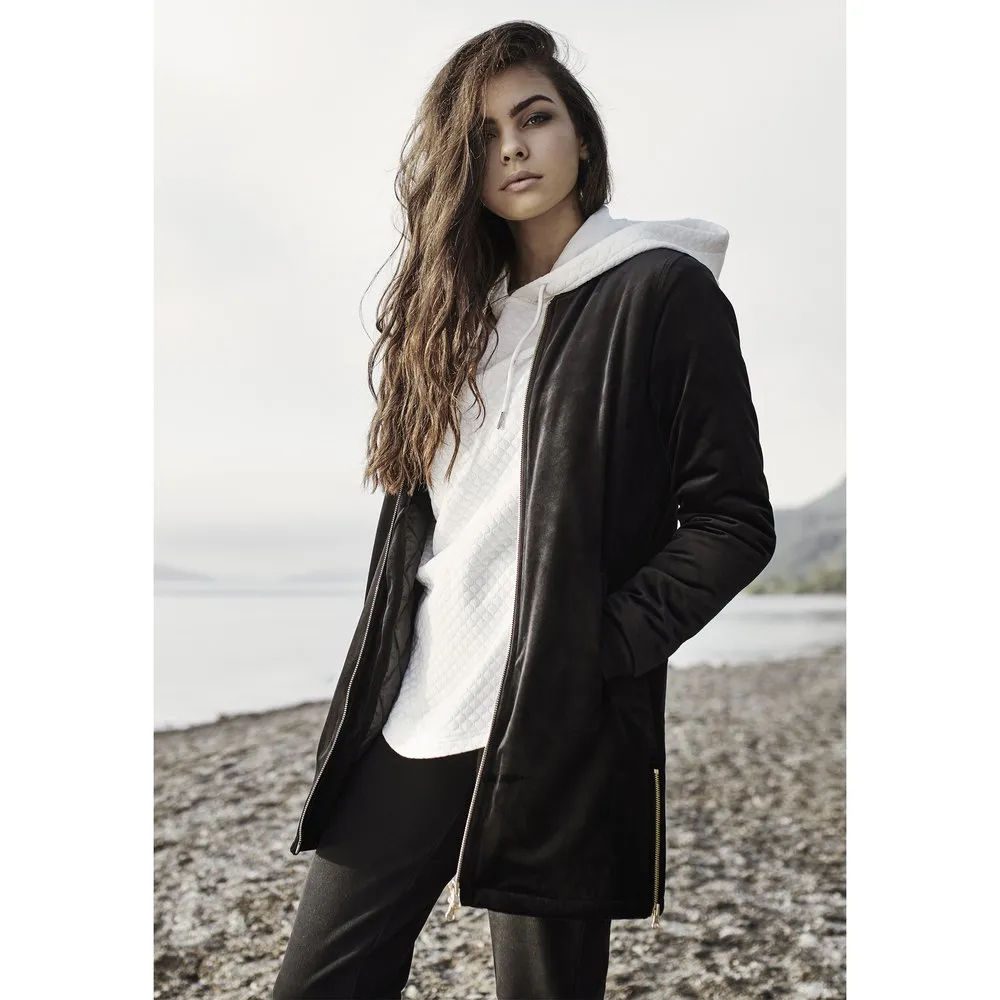 

Парка Urban Classics Long Velvet, черный