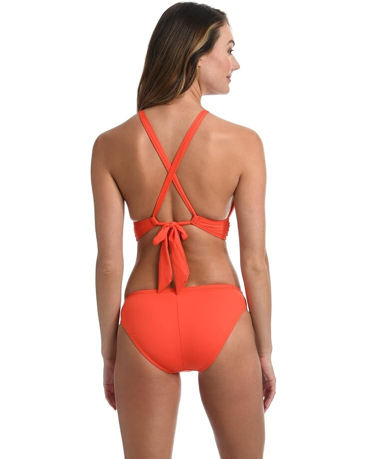 

Бралетт La Blanca Island Goddess High Neck Midline Bralette, цвет Paprika