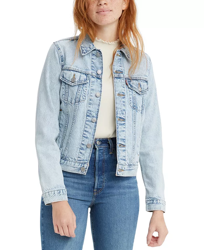 

Женская оригинальная хлопковая джинсовая куртка Trucker, размеры XS-4X Levi's