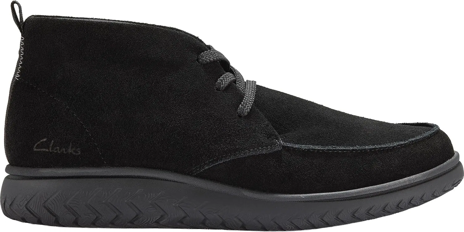Мужские мокасины Clarks Relaxlite, Black (Black Suede) — фото 4