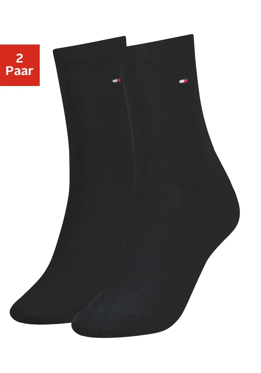 

Носки Tommy Hilfiger (2 шт.) с плоским мыском, черный