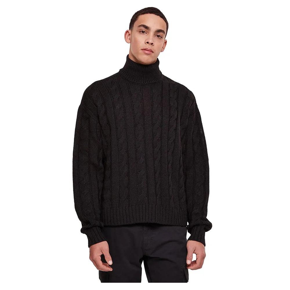 

Свитер Urban Classics Boxy high neck, черный