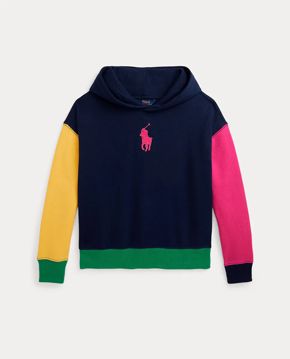 

Разноцветная толстовка с капюшоном для девочки Polo Ralph Lauren