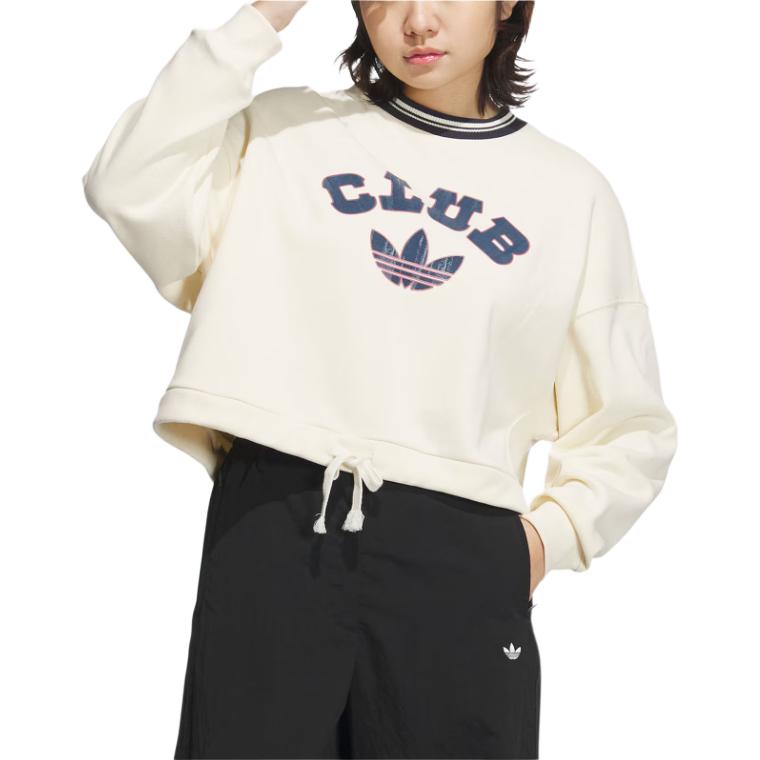 Футболка FW24 женская цвета слоновой кости Adidas Originals — фото 3