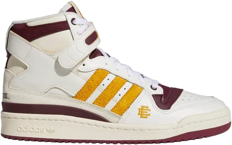 Мужские кроссовки Adidas Eric Emanuel Kansas Forum 84 High, белый/бордовый