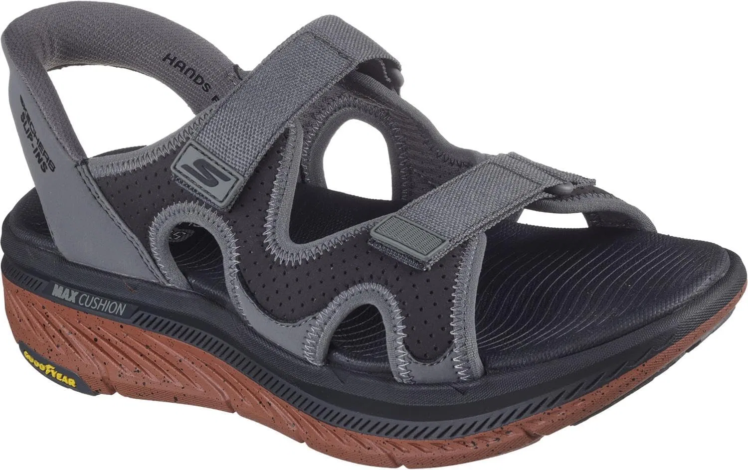 Спортивные сандалии Skechers, уголь