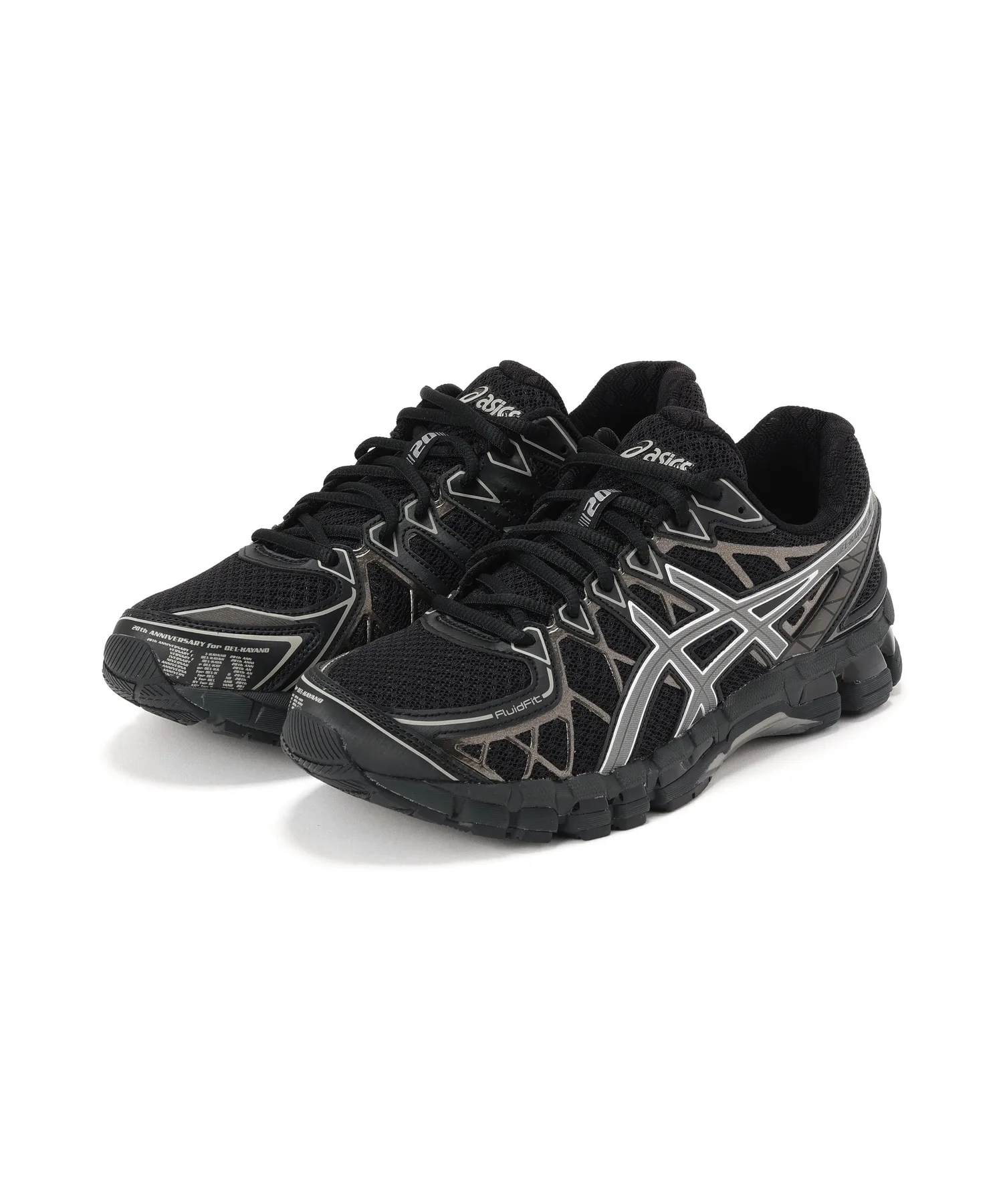 Унисекс кроссовки ASICS GEL-KAYANO 20 чёрные
