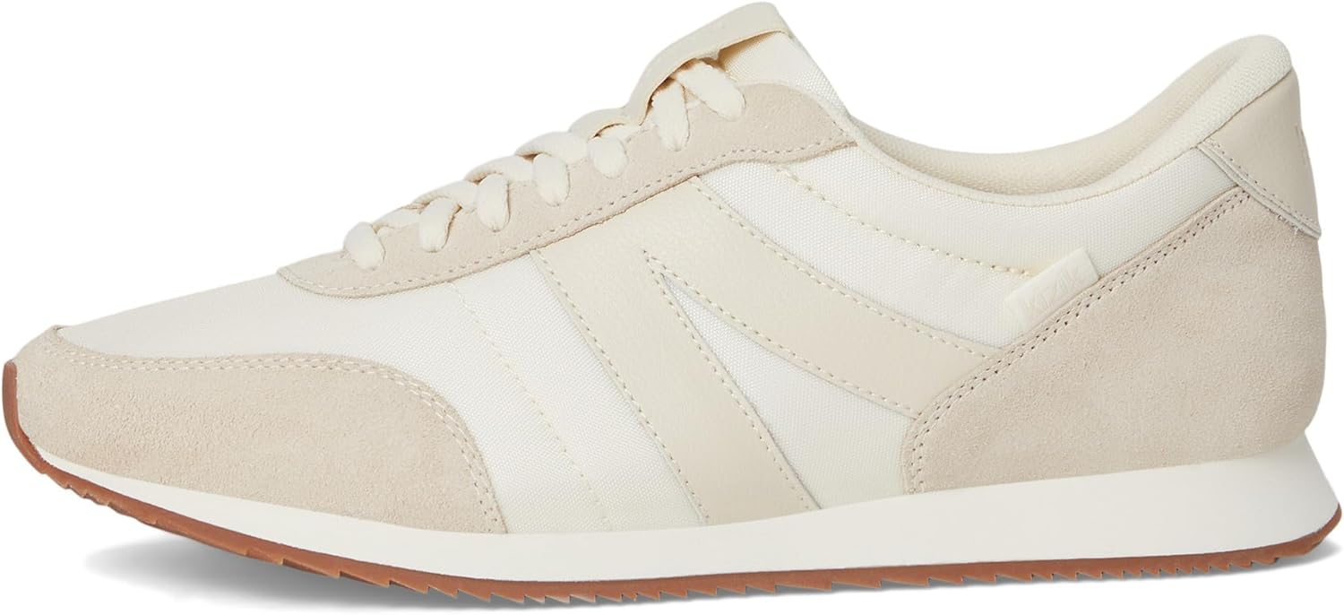 Кроссовки Kizik Slip On: Milan - удобные, ретро из нейлона и замши, мужские и женские прогулочные туфли с поддержкой свода стопы, удобство без использования рук, для ношения весь день, Bone — фото 4