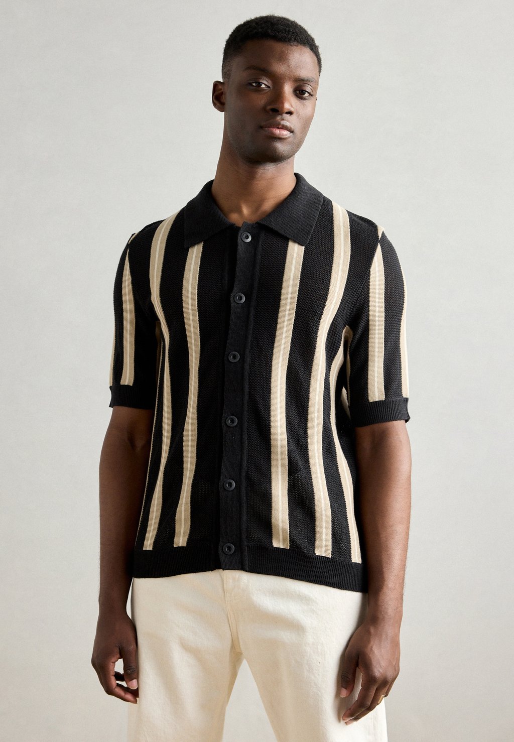 

Рубашка SHIRT COLLAR STRIPES COLORED Marc O'Polo, черный