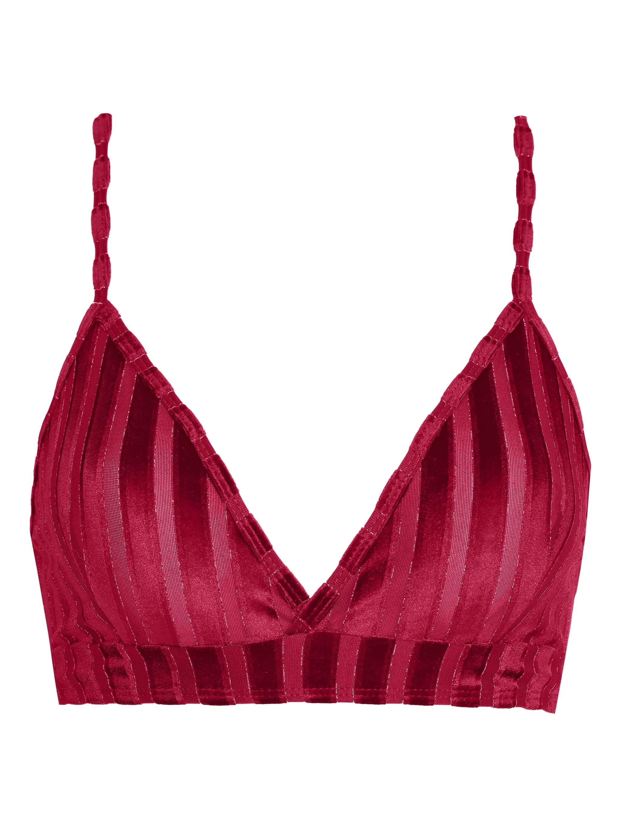 

Топ в полоску из коллаборации с Astrid Amir Slama, красный