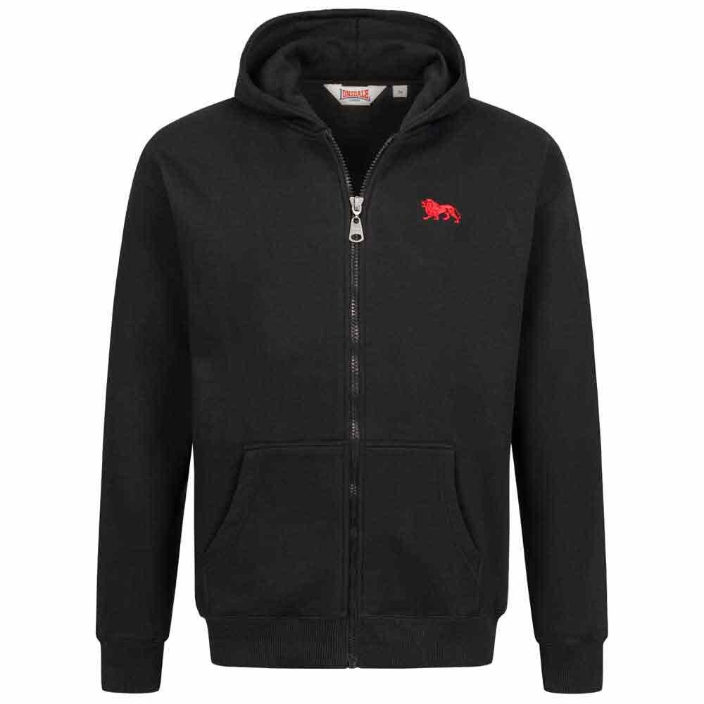 

Толстовка Lonsdale Latheron Full Zip, черный