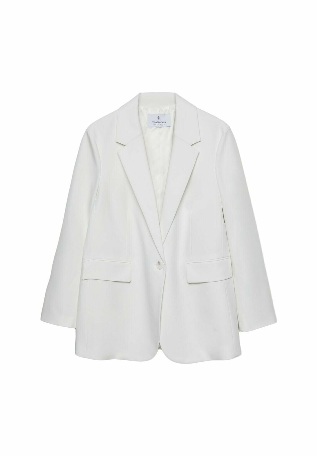 

Короткое пальто REGULAR FIT Stradivarius, белый