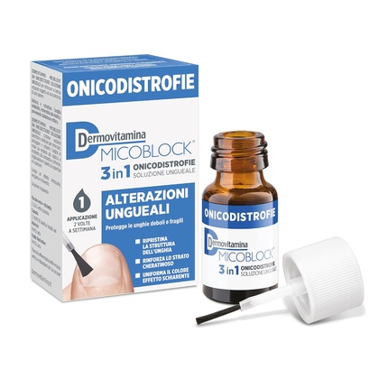 

Раствор Dermovitamina Micoblok 3in1 Solution for Nail Care 7ml