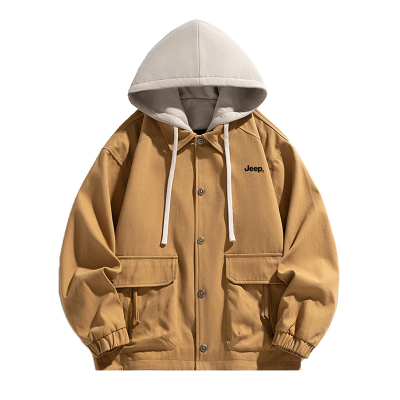 

Jeep Пуховик зимний мужской, Dark Khaki-1478 Collection