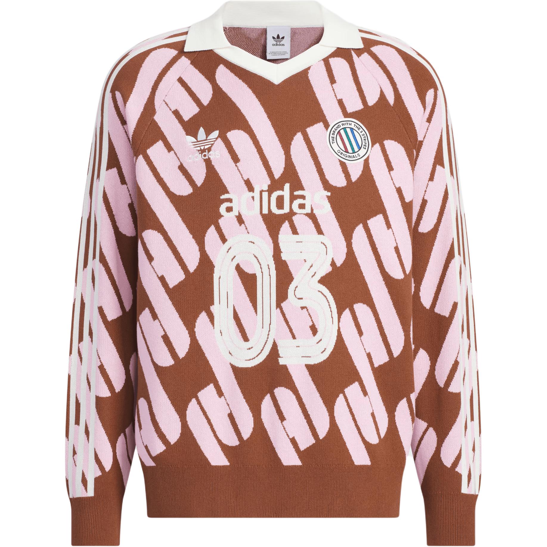 Adicolor Свитшот Unisex Темно-коричневый/Розовый Adidas Originals — фото 2