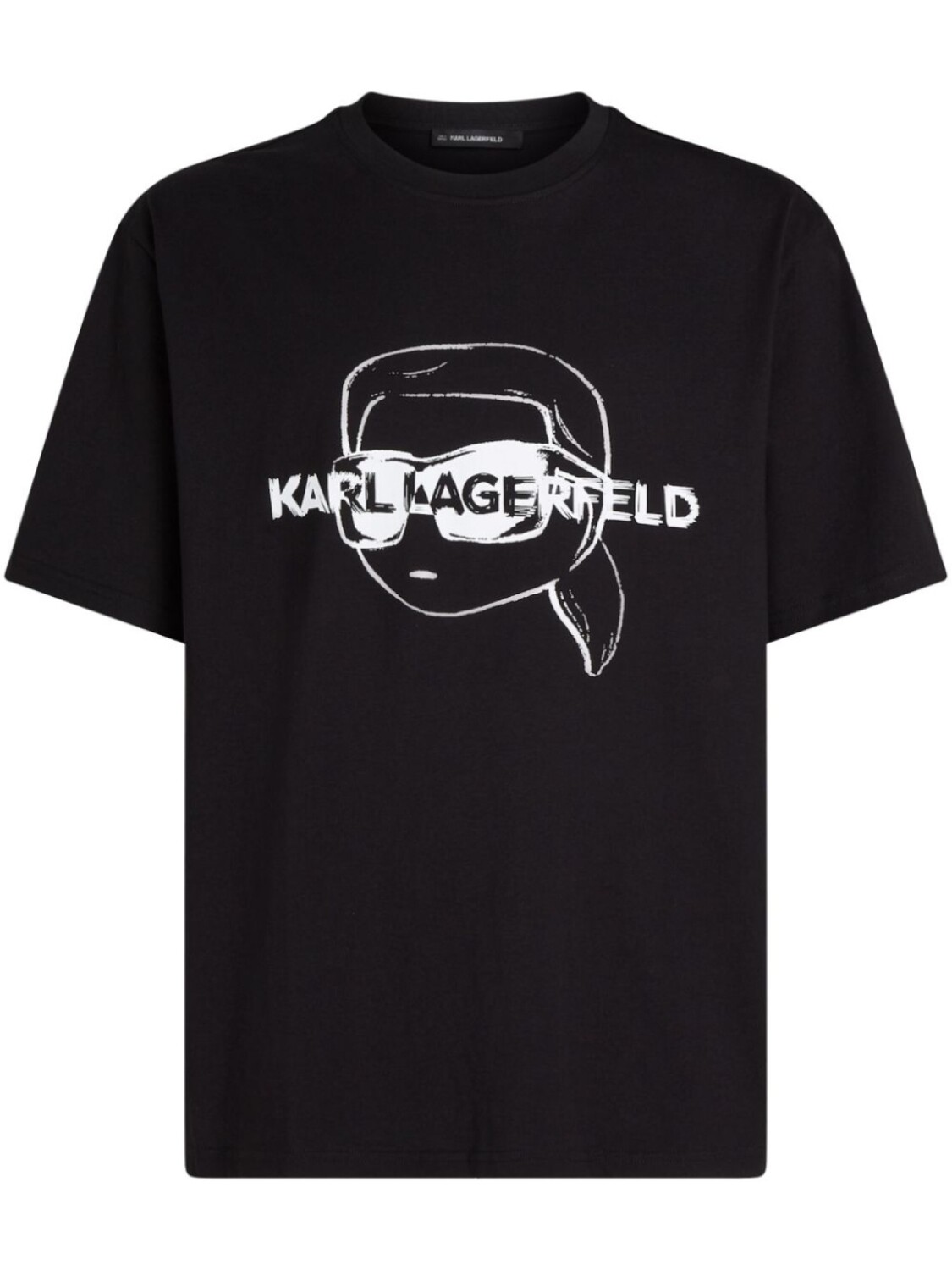 

Футболка с нашивкой Ikonik Karl Lagerfeld, черный
