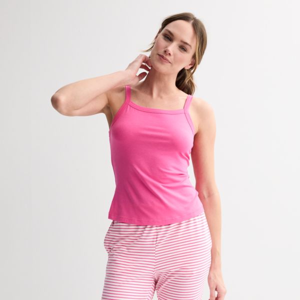 

Женская пижамная майка Sonoma Goods For Life, цвет pink theme